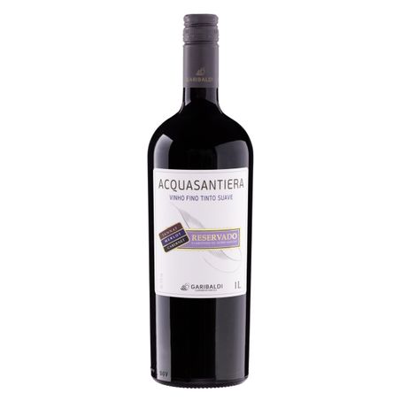 VINHO TINTO SUAVE RESERVADO ACQUASANTIERA TANNAT MERLOT CABERNET