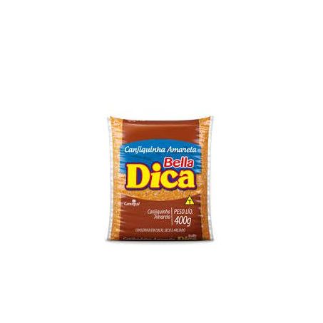 CANJIQUINHA AMARELA BELLA DICA 400 G              