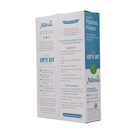 Aveia naturale flocos finos 170g 360-37