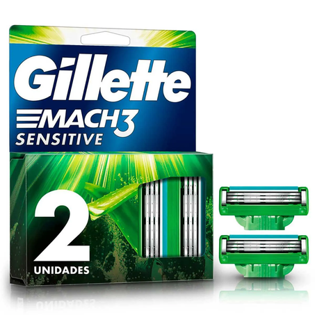 RECARGA GILLETTE MACH3 SENSITIVE 2UN