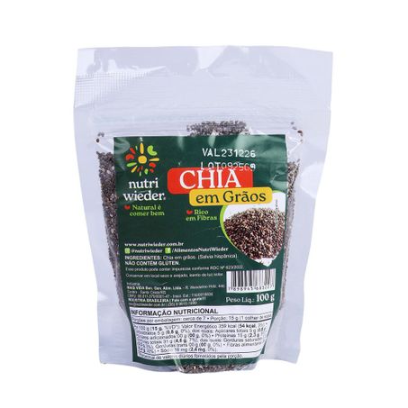 Semente chia nutri vida 100g