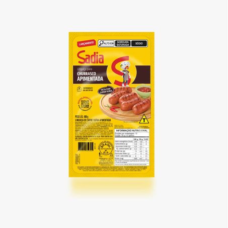 LINGUICA SADIA SUINA APIMENTADA 600G