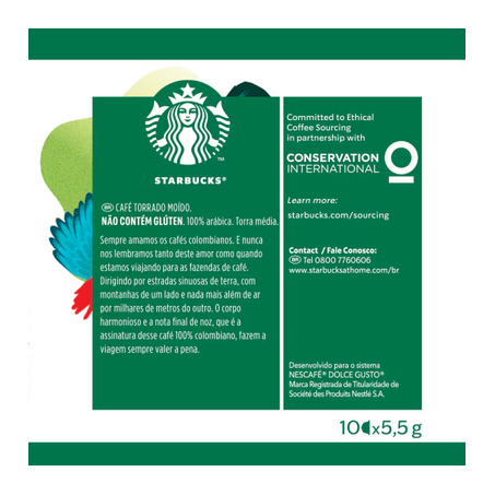 STARBUCKS ESPRESSO COLOMBIA BY DOLCE GUSTO 55G 10C 360-1