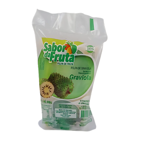 POLPA SABOR DA FRUTA GRAVIOLA 400G