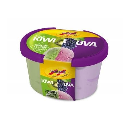 Sorvete kiwi/uva italiana 1.5lt