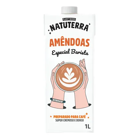 BEBIDA AMENDOAS BARISTA 1L - NATUTERRA