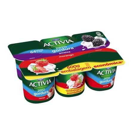 Iog activia 600g ameixa/morango