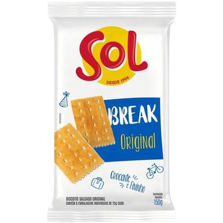 Biscoito Sol Salt Original 150g