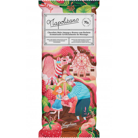 Chocolate barra neugebauer 70g napolitano