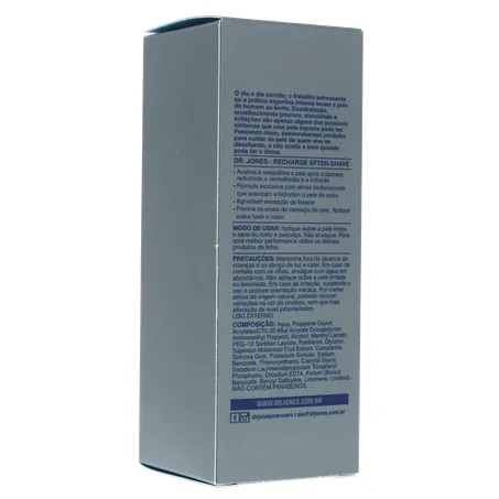 Gel Pós-Barba Dr. Jones Energizante Caixa 75ml 360-15