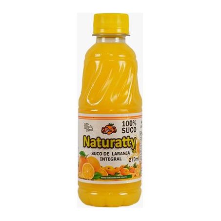 SUCO INTEGRAL RESFRIADO NATURATTY LARANJA PET 270ML