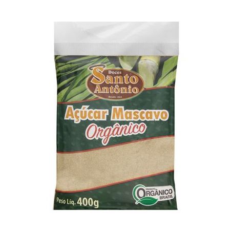 Açucar Mascavo Santo Antônio Orgânico Embalagem 400G