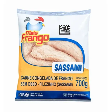 Filezinho peito sassami cong mais frango 700g