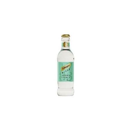Bebida Alcoólica Mista Gaseificada Schweppes Mixed Vodka Citrus Garrafa 250ml