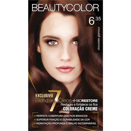 Tintura Beauty 6.35 Marrom Glamour  
 