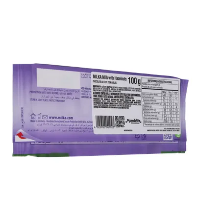 Barra de Chocolate Hazelnut Milka Avelã 100G 360-15
