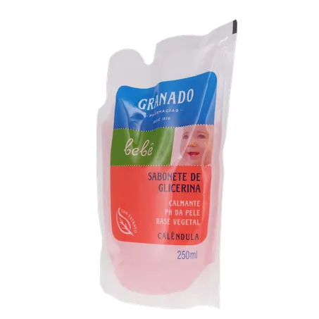 Sabonete Líquido Granado Bebê Calêndula Glicerina Refil 250Ml 360-3