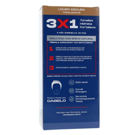 Tonalizante biocolor homem bozzano louro 360-17