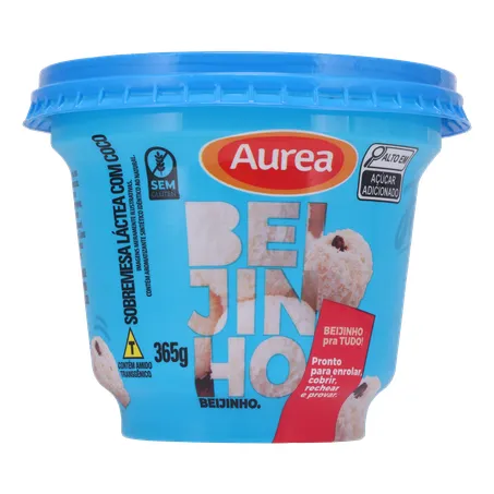 Sobremesa beijinho aurea pote 365g 360-35