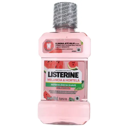 Antisséptico Bucal Listerine melancia e hortelã 250ml 360-1