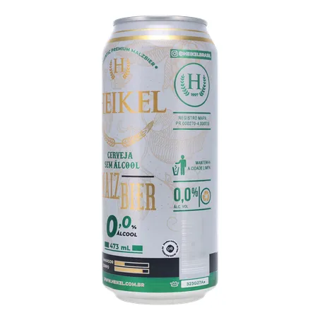 Cerv heikel malzbier s/alcool latao 473ml 360-22