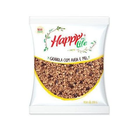 Granola Happy Life Aveia e Mel 250g 
 