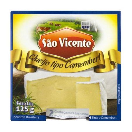 Queijo camembert cunha são vicente 125gr