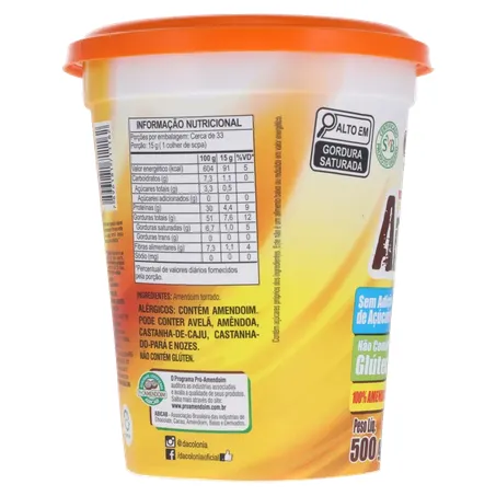 Pasta de Amendoim Amendopower Crunchy Dacolônia 500G 360-26