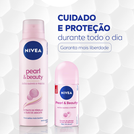 Desodorante Aerossol NIVEA Pearl e Beauty 150Ml 360-6
