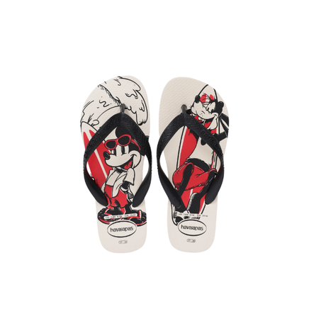 CHINELO HAVAIANAS TOP DISNEY BEGE MICKEY/PATETA 41/42