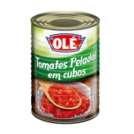 Tomate pelados em cubos ole lt 240g