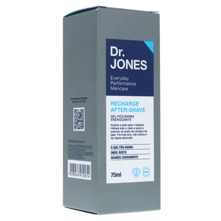 Gel Pós-Barba Dr. Jones Energizante Caixa 75ml 360-33