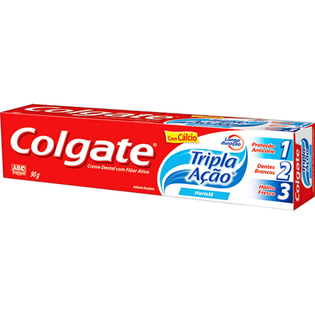 Creme Dental Colgate 90g - Tripla Ação - Hortelã