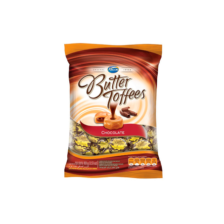 Bala Butter Toffees Chocolate Ao Leite Pacote 100G