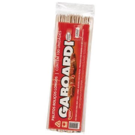 Espetinho mad gaboardi para algodão doce 100un