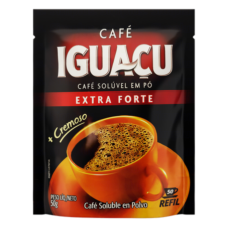 Café solúvel extra forte iguacu sachê 40g