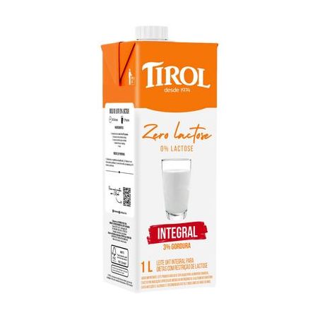 TIROL LEITE ZERO LACTOSE INTEGRAL 1L