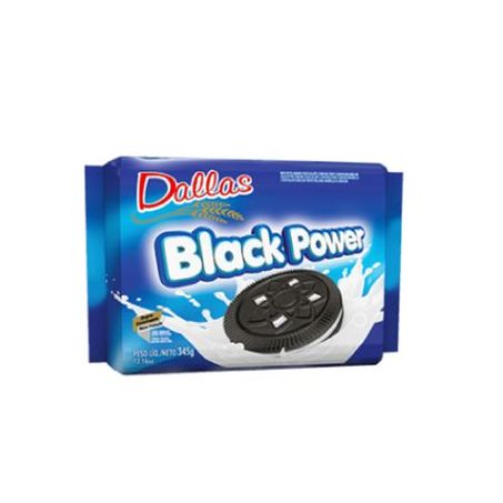 Biscoito dallas amanteigado black power 345gr