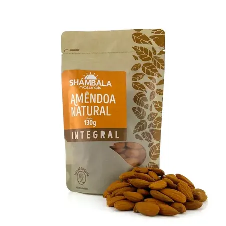 Amêndoa shambala natural pacote 130g