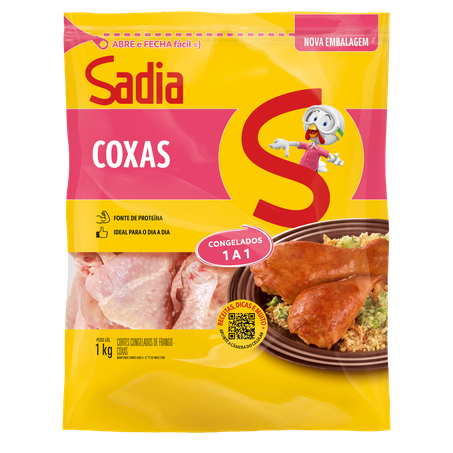 Coxa Frango Sadia Pacote 1kg 
 