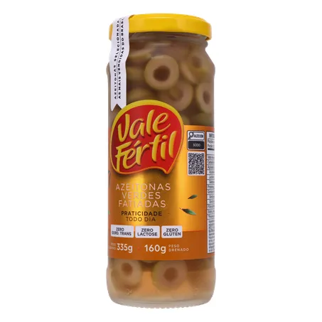 Azeitona Verde Vale Fértil Fatiada Vd 160g 360-2