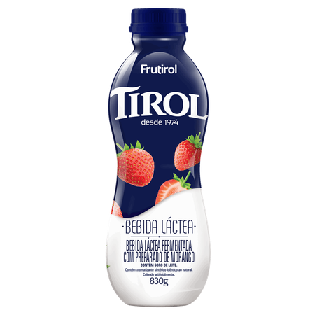 Bebida láctea frutirol morango 830g