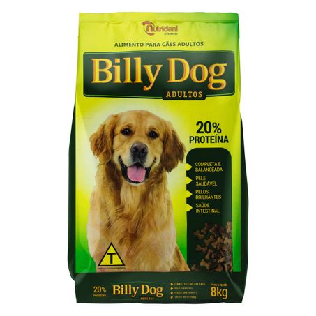 RAÇÃO PARA CÃES ADULTOS BILLY DOG 7KG