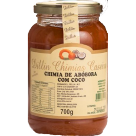 Chimia Dillin Abóbora Com Coco 700g