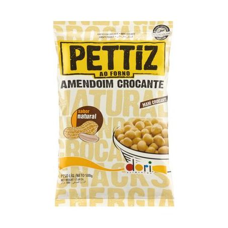 AMENDOIM DORI PETTIZ CROCANTE NATURAL 500G