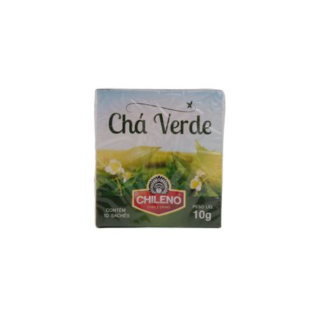 Chá Verde Chileno Caixa com 10un - 10gr