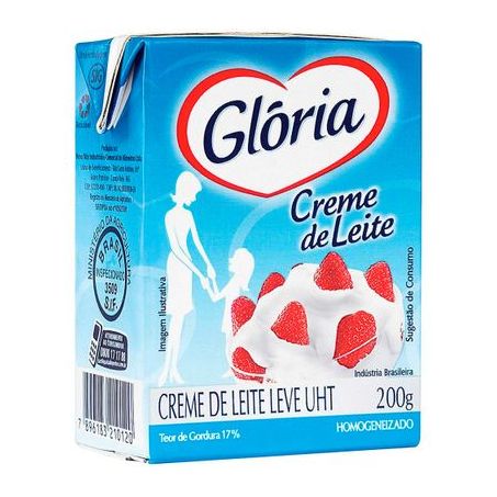 Creme de leite gloria 200g