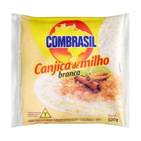 Combrasil Canjica Branca 500G