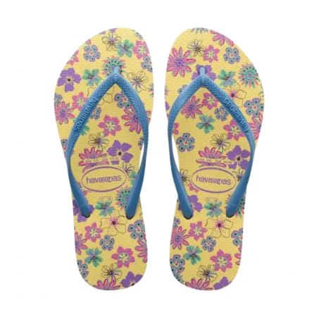 Chinelo slim romance amarelo limão havaianas 35/36
