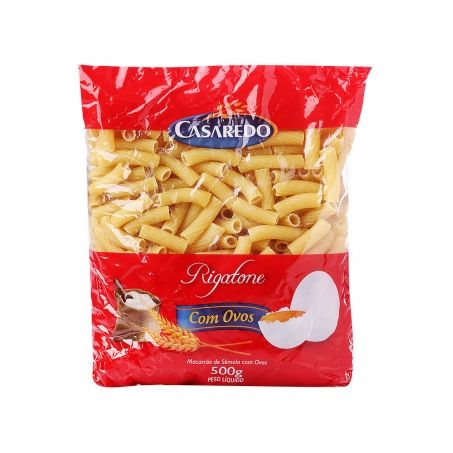 Massa casaredo com ovos rigatone 500g